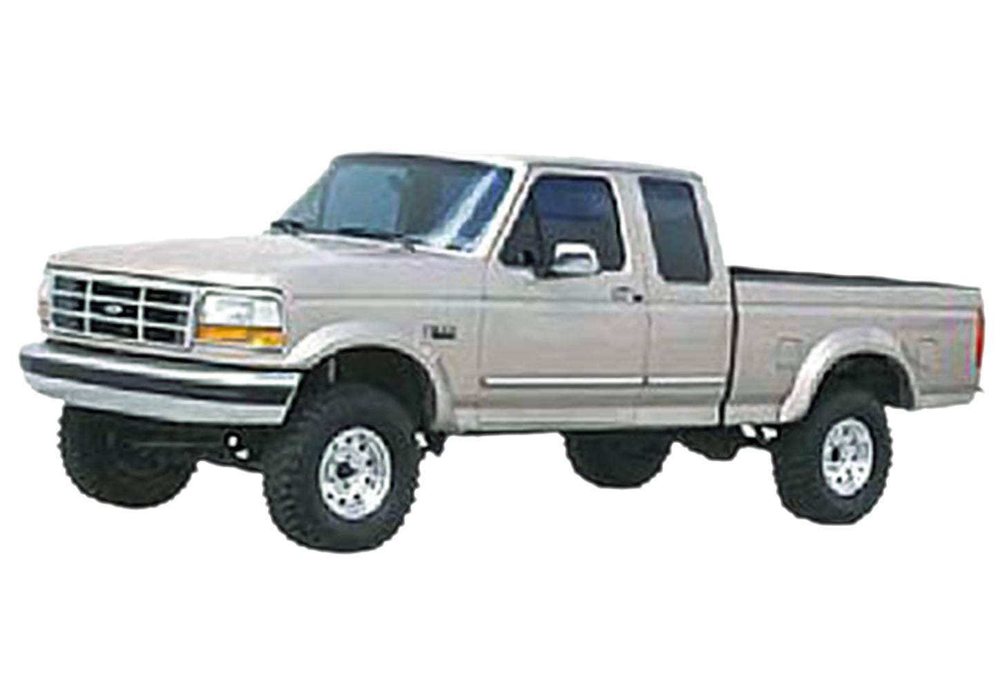1992-1996 Ford Bronco, F150 Styleside Sport Fender Flares - Round Style w/ Edge SKU# 950-58400