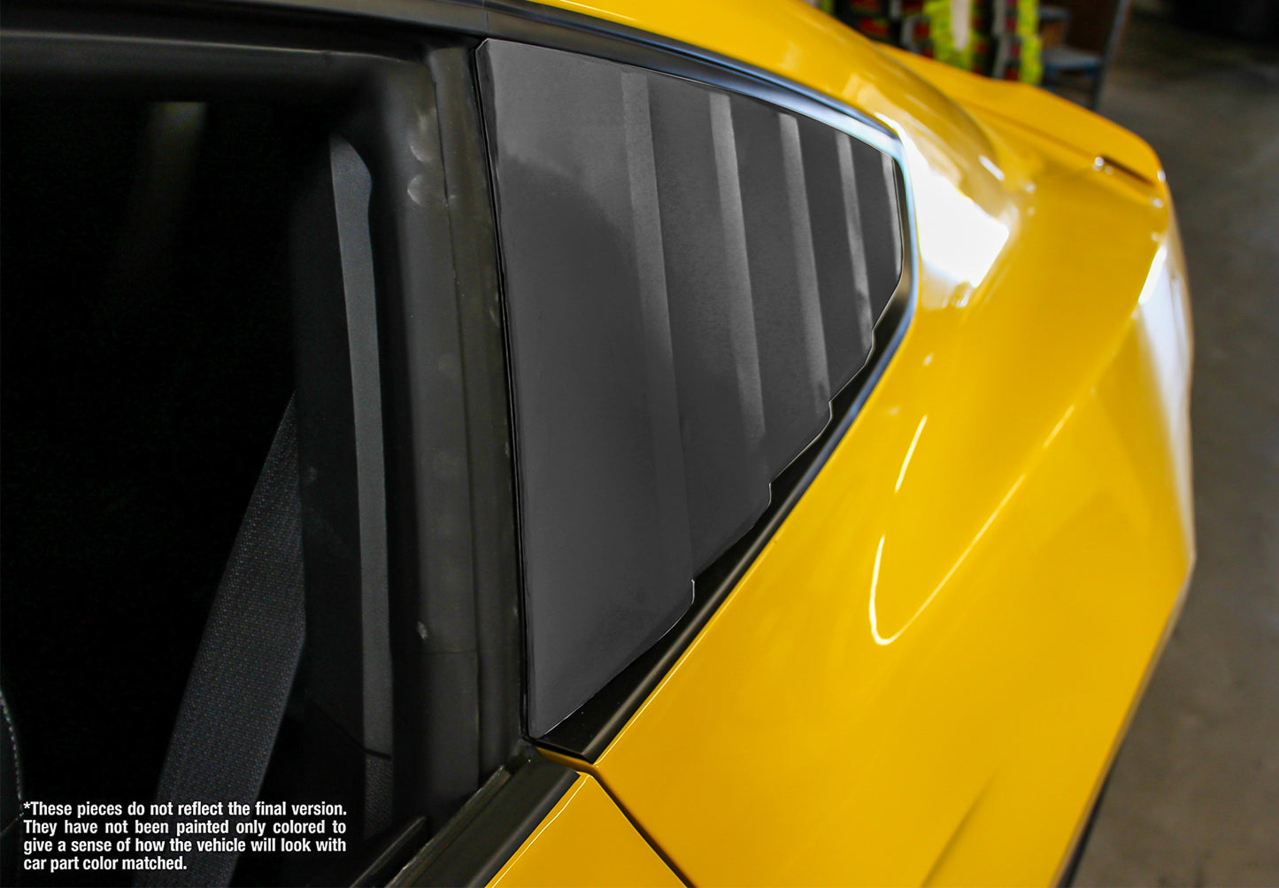 2015-17 Ford Mustang Window Louvers SKU# 950-70672