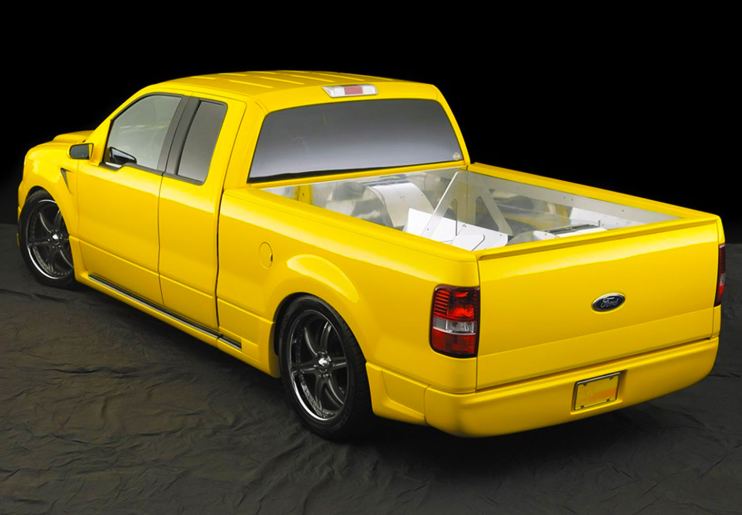 2004-2008 Ford F150 Styleside Pickup Smooth Bed Caps / Steps / Vent Caps / Rear Wings SKU# 950-70715