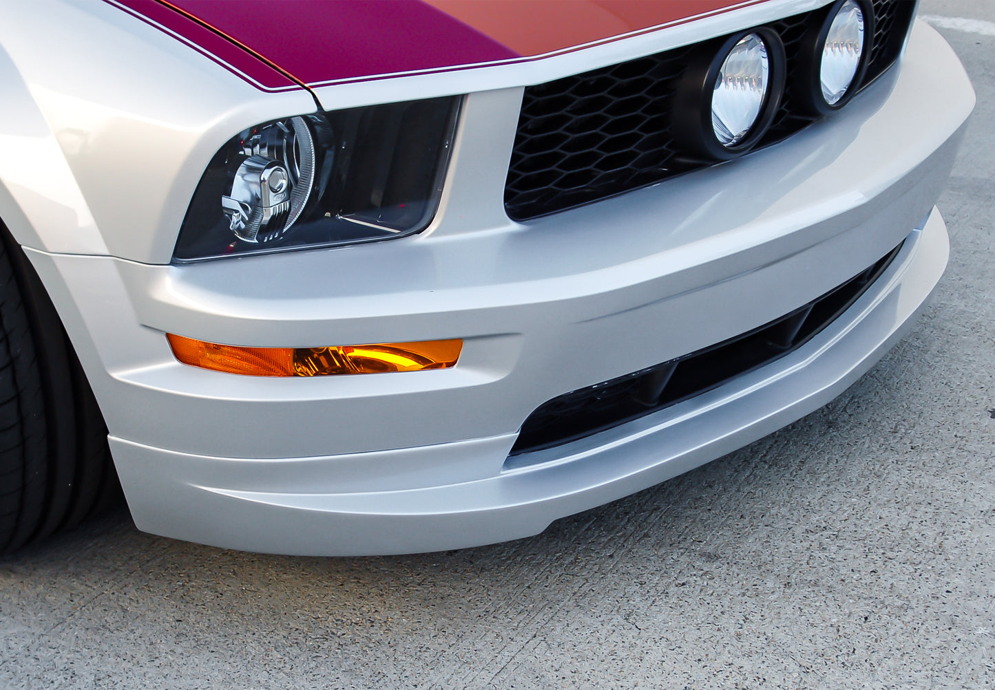 2005-2009 Ford Mustang Generation 4 Front Lip Spoiler SKU# 950-70766