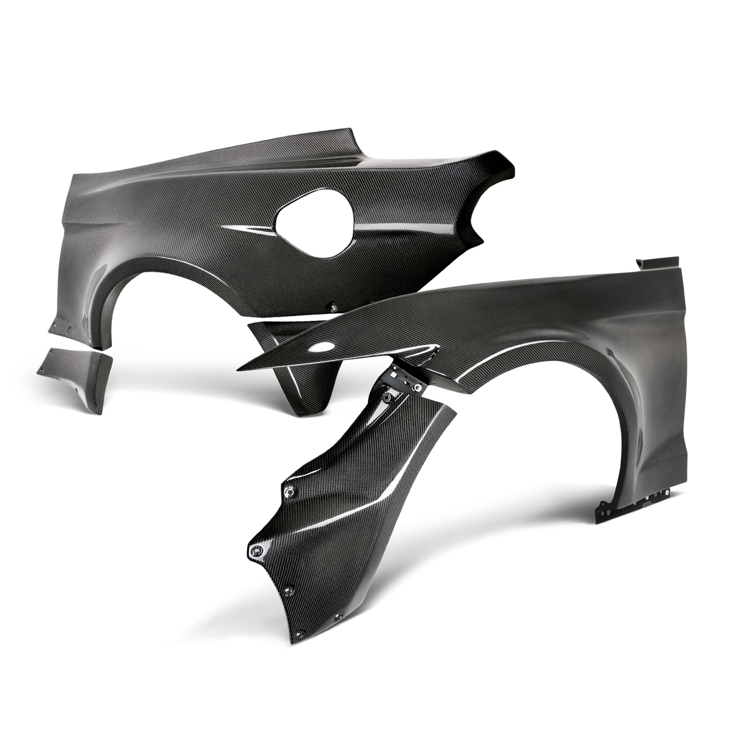 2015-2017 Ford Mustang Type-JTP JTP Fender Flares (10-PCE SET) - Anderson Composites - AC-15MUWBC