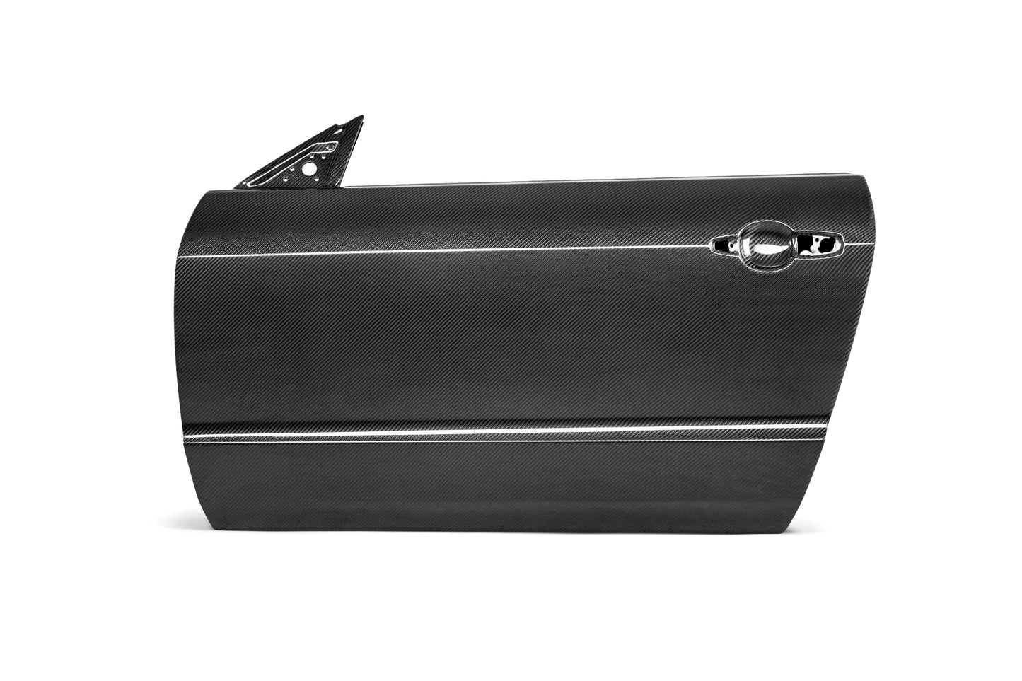2005-2009 Ford Mustang Dry Carbon Doors Pair Anderson Composites AC-DD0506FDMU