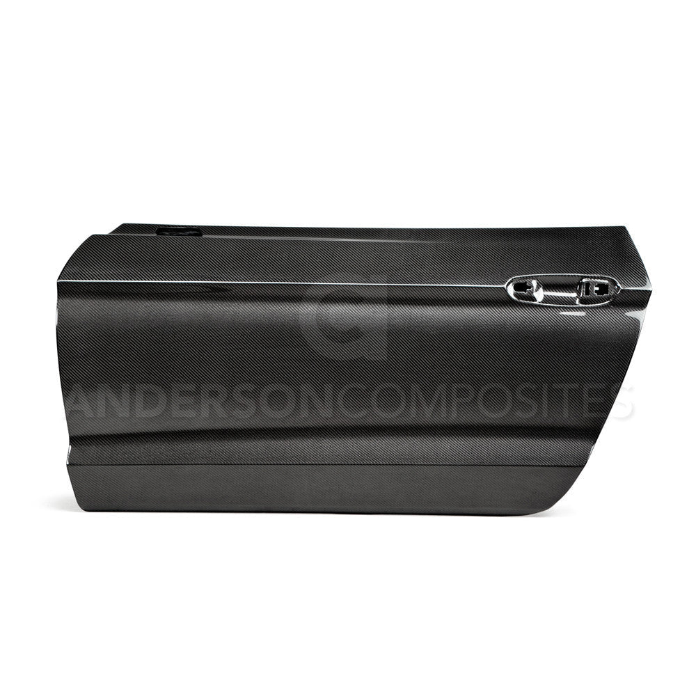 2015-2020 Ford Mustang Dry Carbon Doors Pair Anderson Composites AC-DD15FDMU