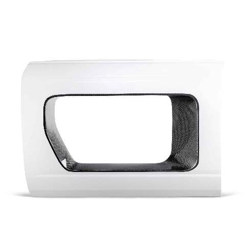 2021-2024 Ford Bronco 4DR Fiberglass Front Halo Doors With Carbon Fiber Inserts - Anderson Composites - AC-DD21FDBR4D-HA-F-PC