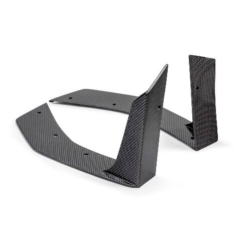 2024 Ford Mustang Type-GT5 Carbon Fiber Front Splitter Wickers - Anderson Composites - AC-FBC24FDMU-GT5