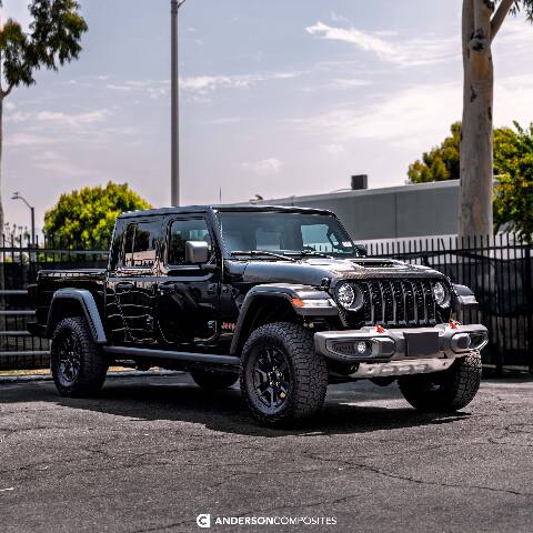 2018-2024 Jeep Wrangler (JL) Style-MO Carbon Fiber Hood - Anderson Composites - AC-HD18JPJL-MO