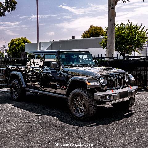 2018-2024 Jeep Wrangler (JL) Style-MO Carbon Fiber Hood - Anderson Composites - AC-HD18JPJL-MO