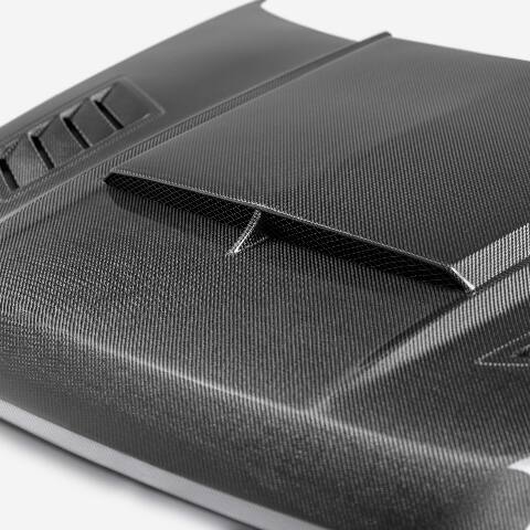 2021-2024 Ford F-150 XL Type-AB Carbon Fiber Hood - Anderson Composites - AC-HD21FDF150-AB