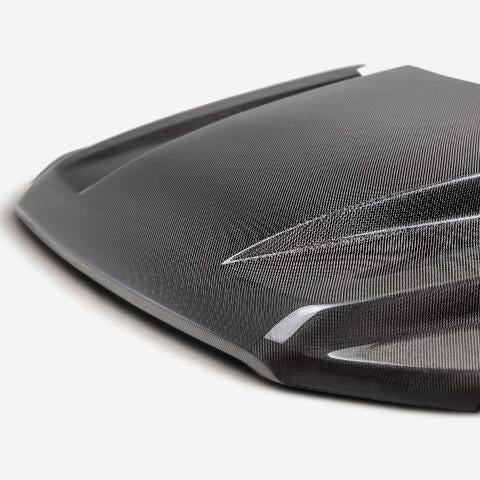 2021-2024 Ford F-150 XL Type-CJ Carbon Fiber Hood - Anderson Composites - AC-HD21FDF150-CJ