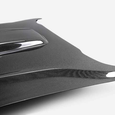 2021-2023 Ford Mustang Mach 1 Type-SK Double-Sided Carbon Fiber Hood - Anderson Composites - AC-HD21FDMUM1-SK-DS