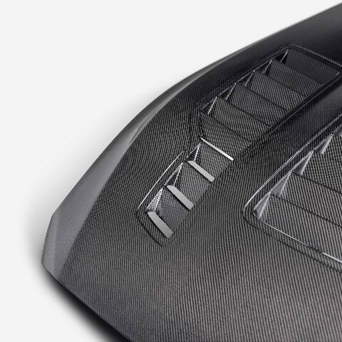 2024 Ford Mustang Type-GT4 Double-Sided Carbon Fiber Hood - Anderson Composites - AC-HD24FDMU-GT4-DS