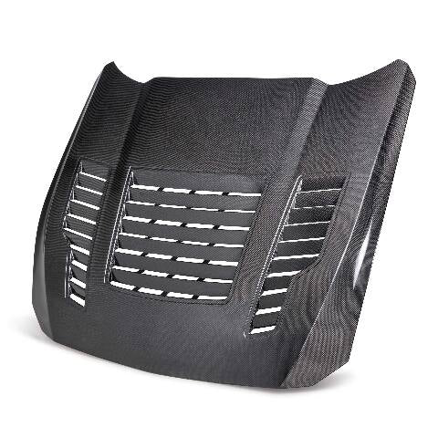 2024 Ford Mustang Type-GT4 Double-Sided Carbon Fiber Hood - Anderson Composites - AC-HD24FDMU-GT4-DS