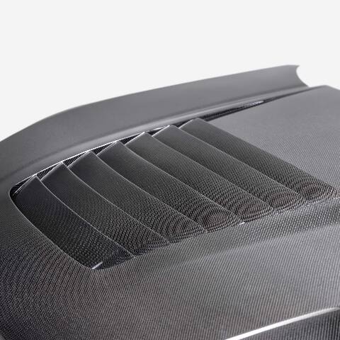 2024 Ford Mustang Type-GT5 Double Sided Carbon Fiber Hood - Anderson Composites - AC-HD24FDMU-GT5-DS