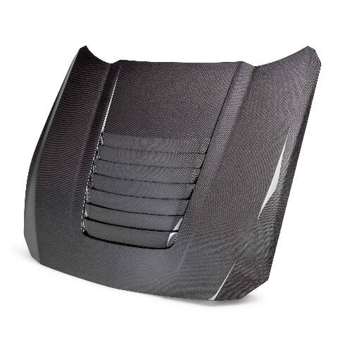 2024 Ford Mustang Type-GT5 Double Sided Carbon Fiber Hood - Anderson Composites - AC-HD24FDMU-GT5-DS