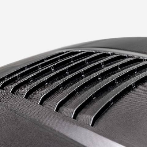 2024 Ford Mustang Type-GT5 Double Sided Carbon Fiber Hood - Anderson Composites - AC-HD24FDMU-GT5-DS