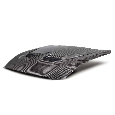 2024 Ford Mustang Type-GTD Double-Sided Carbon Fiber Hood - Anderson Composites - AC-HD24FDMU-GTD-DS