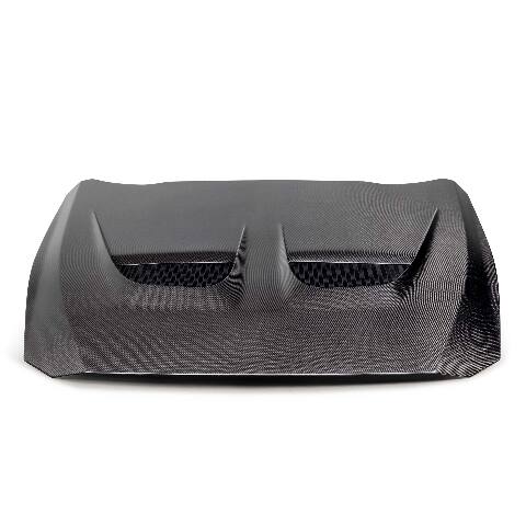 2024 Ford Mustang Type-GTD Double-Sided Carbon Fiber Hood - Anderson Composites - AC-HD24FDMU-GTD-DS