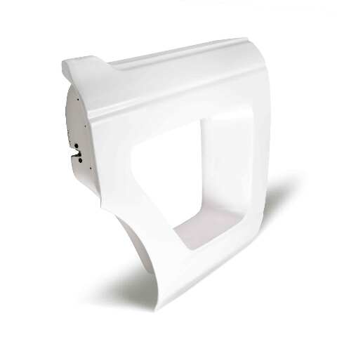 2021-2024 Ford Bronco 4DR Fiberglass Rear Halo Doors  - Anderson Composites - AC-DD21FDBR4D-HA-R-GF