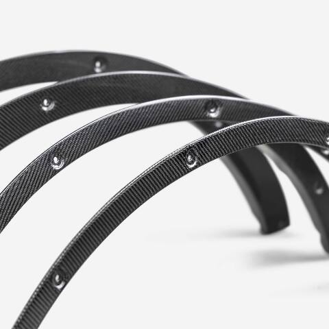 2021-2024 Ford Bronco 2DR Carbon Fiber Fender Flare Delete Kit  - Anderson Composites - AC-FDL21FDBR2D