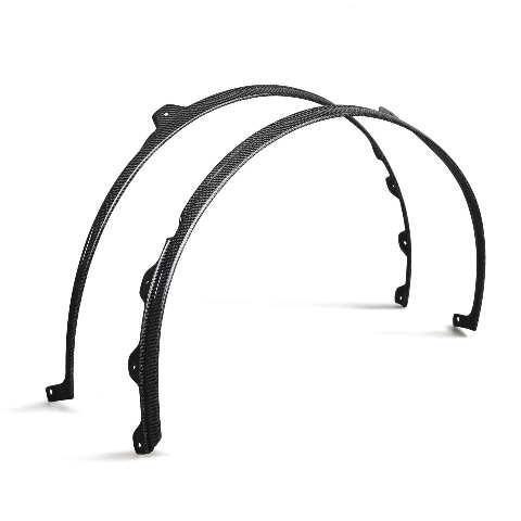 2021-2023 Ford Mustang Mach 1 Carbon Fiber Front Fender Extension  - Anderson Composites - AC-FE21FDMUM1