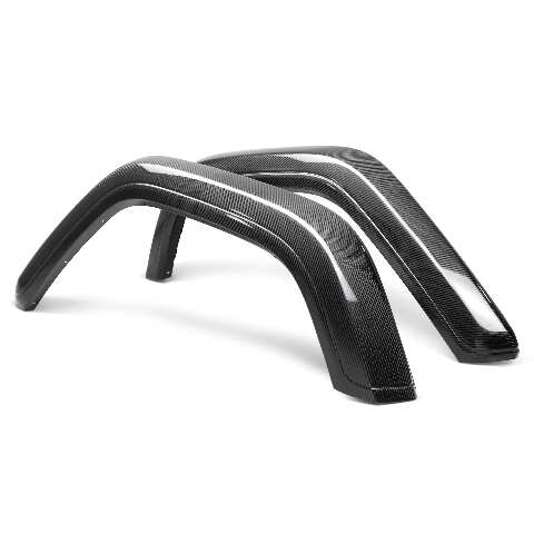 2019-2024 Jeep Wrangler (JL) Carbon Fiber Rear Fender Flares  - Anderson Composites - AC-FLR18JPJL-R