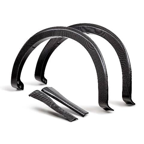 2021-2024 Ford F-150 XL Type-AO Carbon Fiber Rear Fender Flares  - Anderson Composites - AC-FLR21FDF150-R-AO