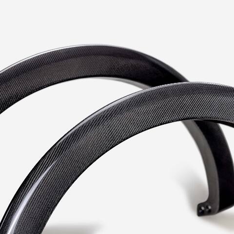 2021-2024 Ford F-150 XL Type-AO Carbon Fiber Rear Fender Flares  - Anderson Composites - AC-FLR21FDF150-R-AO