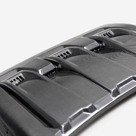 2023-2024 Ford F-150 Raptor R Type-OE Carbon Fiber Hood Vent  - Anderson Composites - AC-HDS23FDRAR-OE