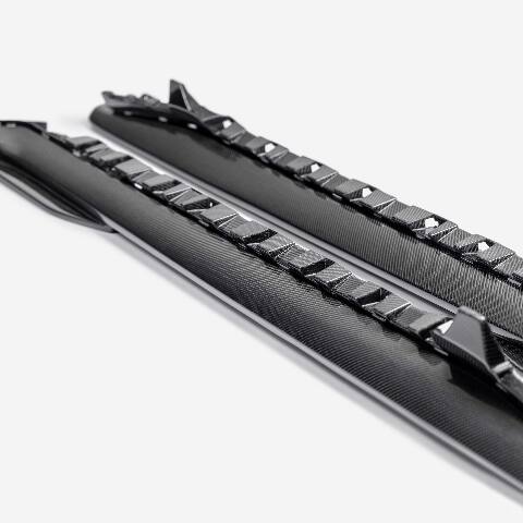 2024 Ford Mustang Type-GT5 Carbon Fiber Side Rocker Panel Splitter  - Anderson Composites - AC-SS24FMDU-GT5
