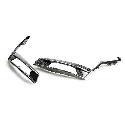 2020-2022 Ford Mustang GT500 Carbon Fiber Turn Signal Bezels  - Anderson Composites - AC-TSC20FDMU500