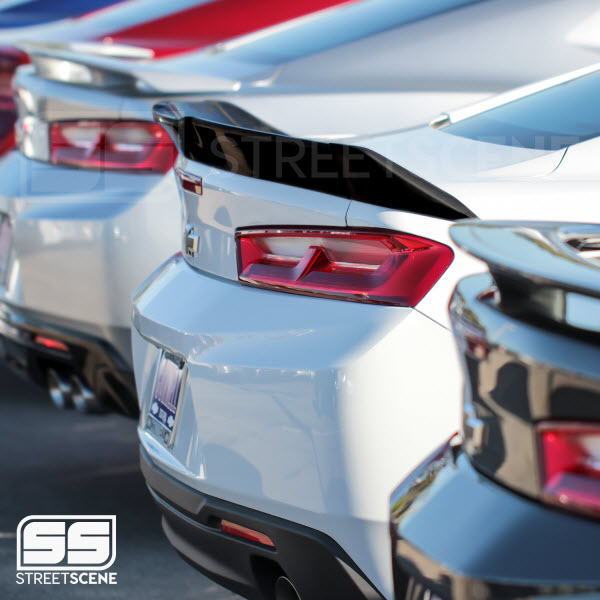 2016-2018 Chevy 6th Gen Camaro Body Kit - [SS] (6 Pc Kit w/ Rear Spoiler) Matte Black - SKU# 950-70248K